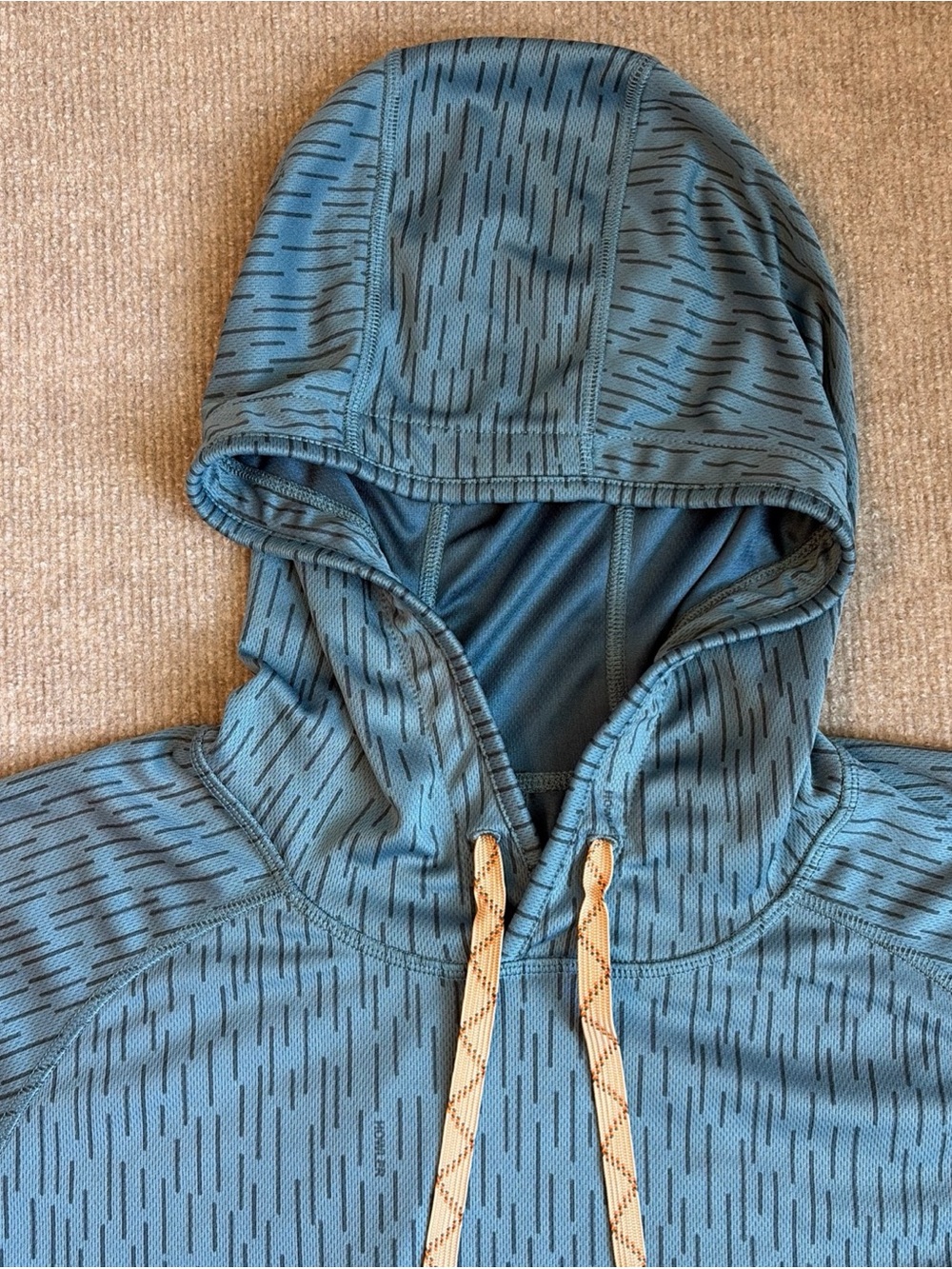 Howler Bros Men’s Sz M Loggerhead Hoodie Shirt Pacific Blue - Picture 5 of 10